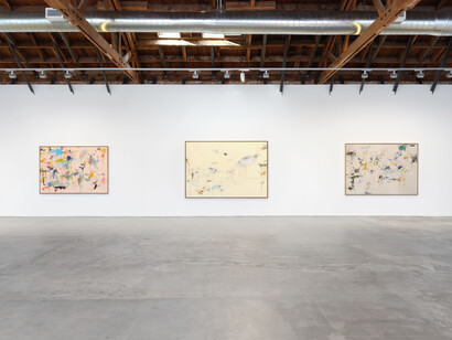 Kikuo Saito, Color plays, exhibition view. Courtesy of James Fuentes Gallery