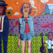 Grandpa's Garden, Oil on canvas, 2015, 80 x 90 cm