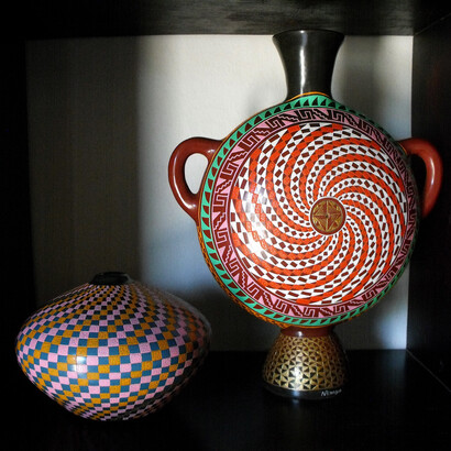 Piezas cerámicas de San Juan de Oriente, Nicaragua. Fotografía: Marco Cano