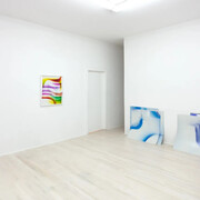 Mariah Robertson, Many mini moons, exhibition view. Courtesy of Halsey McKay Gallery 