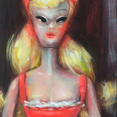 Brandi Milne, Heidi Girl, 2019, Acrylic on canvas, Courtesy of the artist and Dorothy Circus Gallery