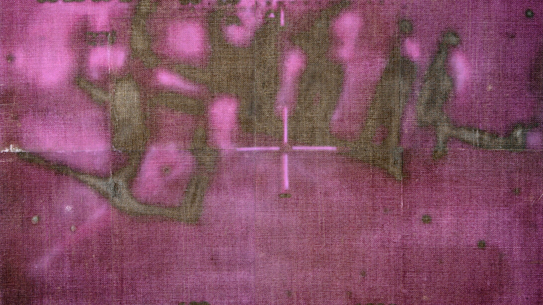 John Keane, Ghosts, 2011, Oil and inkjet transfer on linen © John Keane, Courtesy of Flowers Gallery, London and New York