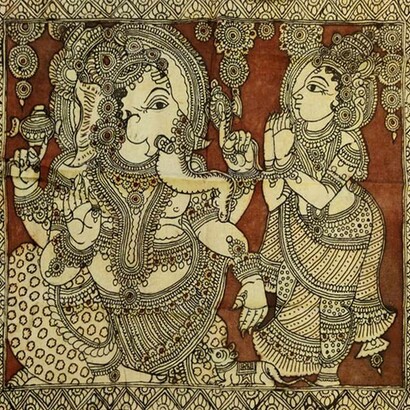 Ganesh, arte Kalamkari