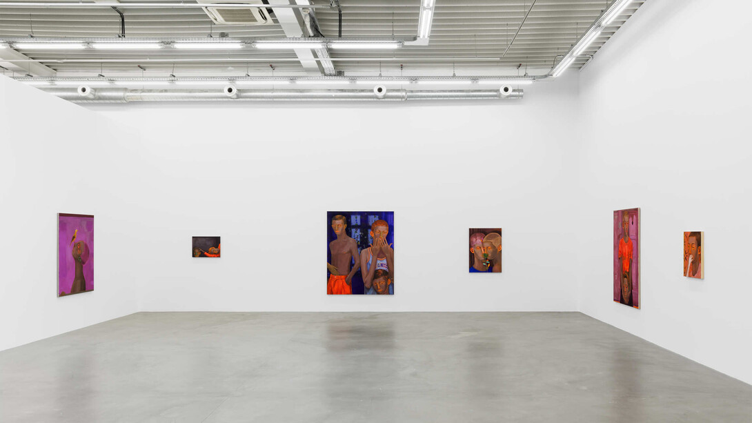 Aly Helyer, Weight of love, exhibition view. Courtesy of Almine Rech