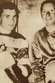Néstor Yalet junto a Irineo Leguisamo