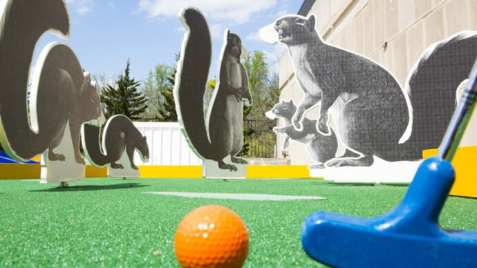 Mini Golf at the IMA. Courtesy of IMA