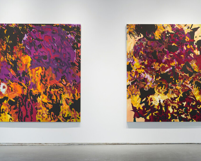 False Indigo, Exhbition view. Courtesy of Proto Gallery