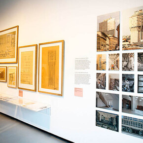 La torre velasca dei BBPR, exhibition view. Courtesy of Maxxi