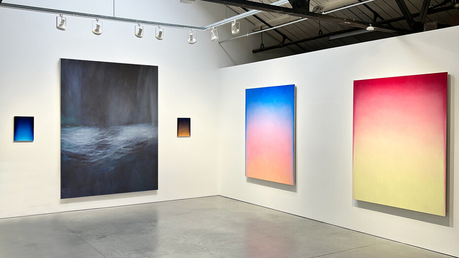 Alex Weinstein, I’ll be your mirror, exhibition view. Courtesy of Nancy Toomey Fine Art