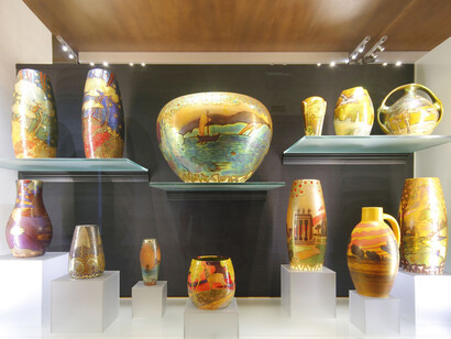 Golden age of Zsolnay. Gyugyi collection, exhibition view. Courtesy of Zsolnay Cultural Quarter