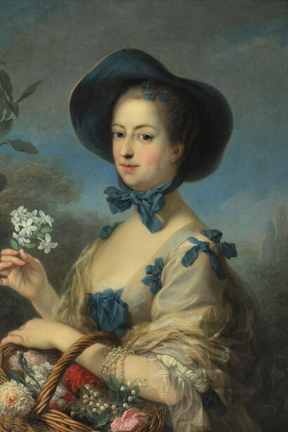 Charles André Van Loo, Madame de Pompadour en belle jardinière, 1754-1755