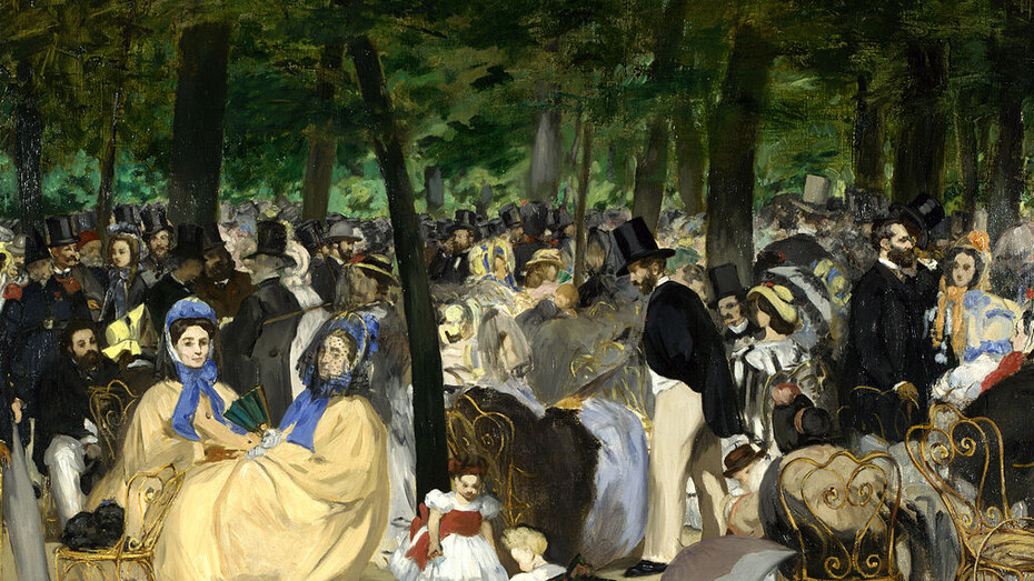 Édouard Manet - Music in the Tuileries Gardens