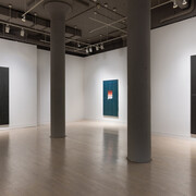 Pat Steir, Before the rain, exhibition view. Courtesy of Locks Gallery