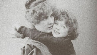 Lady Constance Lloyd Wilde con il figlio Cyril, 1889