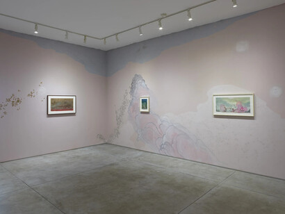 Darren Waterston, Adrift, exhibition view. Courtesy of Inman Gallery