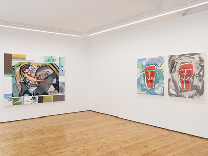 Luis Gordillo, Diccionario proteínico, exhibition view. Courtesy of Prats Nogueras Blanchard