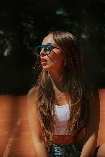 Occhiali da sole Face-off Reverso Blue Red reversibili
