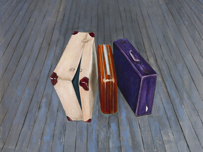 Song Yige, Platonic Honeymoon, 2015, oil on canvas, 160 x 141 cm, courtesy of the artist and Marlborough Fine Art, London