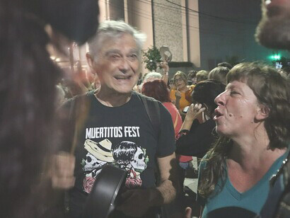 Protest, called by the Multisectorial, in the city of Santa Fe (Argentina) on December 21, 2023 against the DNU and the Omnibus Law of the government of Javier Milei