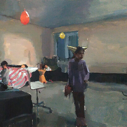 Lendemain de fête Marc Dailly
Oil on board
193⁄4" x 231⁄2" (50.2 x 59.7cm)