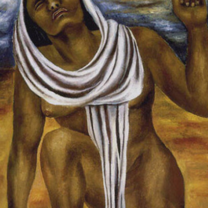 María Izquierdo, La tierra, 1945