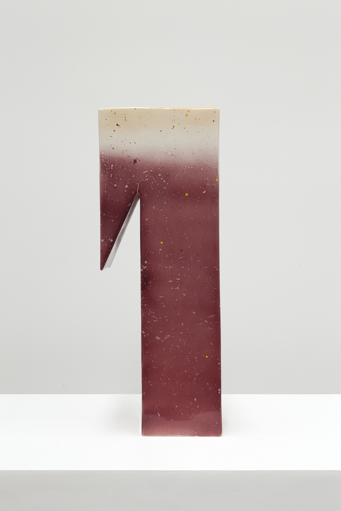 Pia Camil, Fragmento 4 I, 2014, Ceramic, 32 7/8 x 12 x  8 in ( 83,5 x 30,5 x  20,3 cm), Ed. 3 of 3 PCA 7.3, Courtesy of Blum & Poe Gallery
