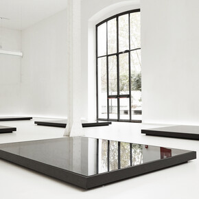 MichelComte,Light.White Light, 2017, Pigment print on cotton paper, wood container, resin, tempered glass, 180×250×15cm (single frame)