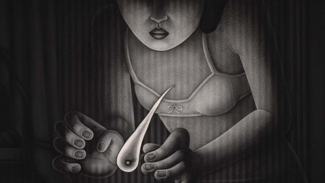 Angela Fang Zirbes, Holding a match, 2025. Courtesy of Hashimoto Contemporary