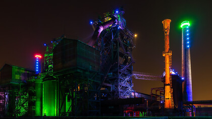 Landschaftspark Duisburg-Nord is a sprawling state park located in Duisburg, Germany, offering a unique blend of industrial heritage and natural beauty
