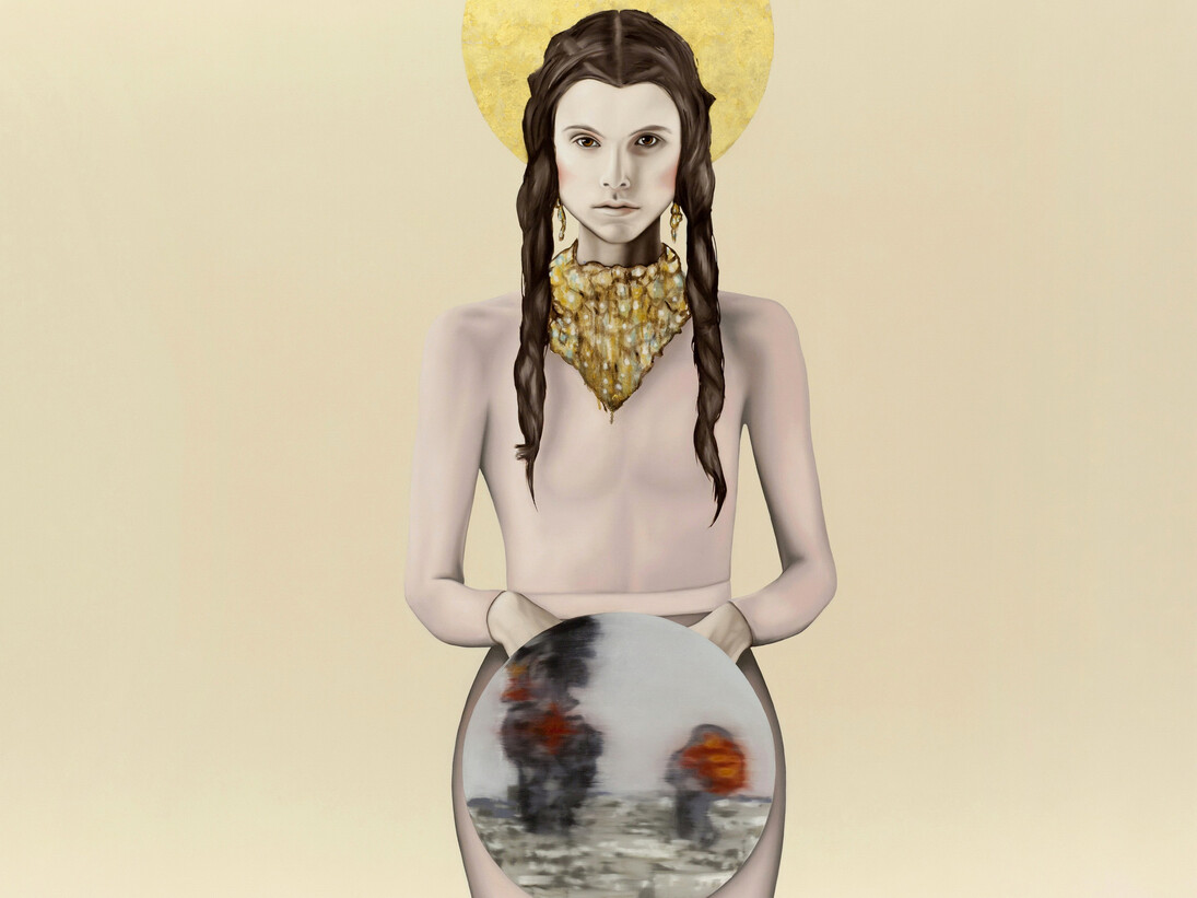  Sandra Ackermann, Heilig-für immer, Öl auf Leinwand, 2014, 150 x 190 cm
