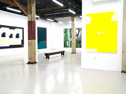 Installation View, Adele Renault & Chad Hasegawa, Here Now, Now Here, 2024. Courtesy of Good Mother Gallery