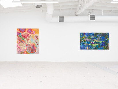 Ileana García Magoda, Agua de vida (Water of life), exhibition view. Courtesy of Anat Ebgi Gallery