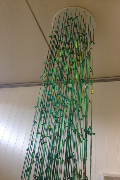 Peter Wüthrich, Once upon a time, 2012, Bookmarks, 220 x 30 x 30 cm
