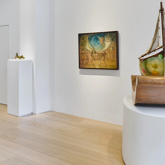 Leonora Carrington, Mythopoesis, exhibition view. Courtesy of Gallery Wendi Norris