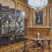 Salas de Arte Virreinal y Siglo XIX, vista de exhibición. Cortesía del Museo Amparo