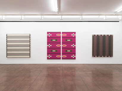 Jordan Ann Craig, The sky was once a dark blanket, exhibition view. Courtesy of Hales Gallery
