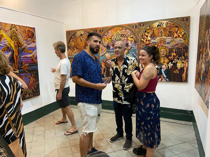 Exposición de Alejandro Goldschwartz en la Galería Palermo H, en Tucumán 712, Buenos Aires, Argentina