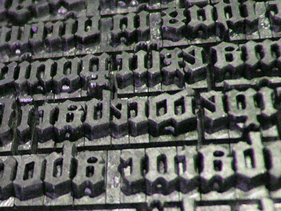 Lettere gotiche gutenberghiane (ricostruzione)