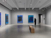 Glenn Ligon, late at night, early in the morning, at noon, exhibition view. Courtesy of Hauser & Wirth Gallery