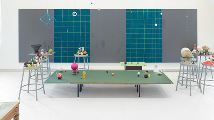 Almost Everything on the Table. Courtesy of The Aldrich