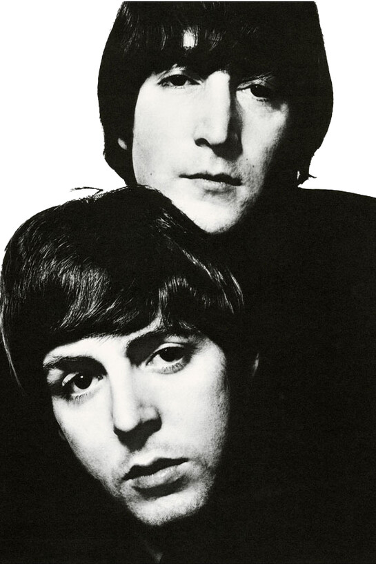 David Bailey, John Lennon and Paul McCartney, 1965