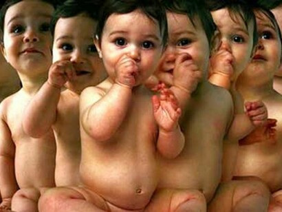 Most babies with the same DNA characteristics