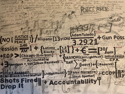 Gabriel Delgado, 22 x 30 inches
ink, chalk and graphite on Strathmore watercolor paper
2021