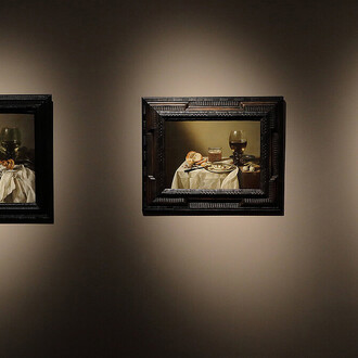 Pieter Claesz, Stillleben, ausstellungsansicht. Mit freundlicher genehmigung der Alten Galerie