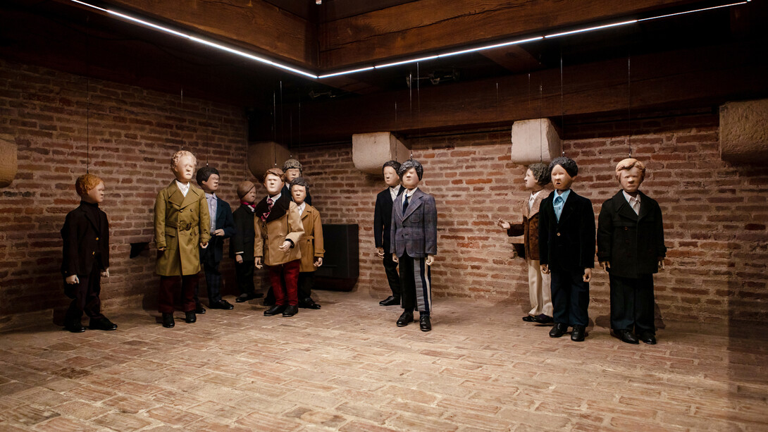 Markus Schinwald, Misfits, Fondazione Coppola. Veduta dell'allestimento 