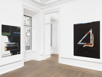 Rasmus Nilausen, Table of contents, exhibition view. Courtesy of Jahn und Jahn