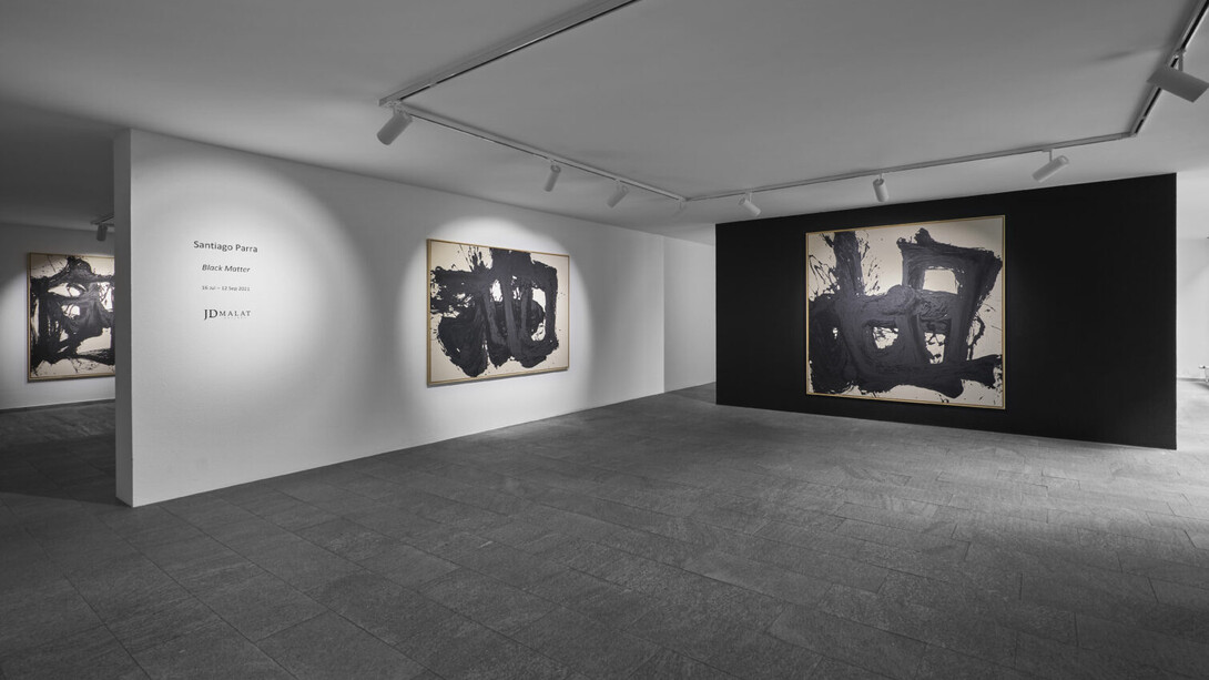 Santiago Parra: Black Matter, installation view. Courtesy of JD Malat Gallery
