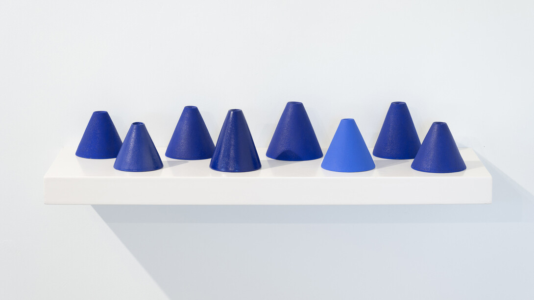 Bean Finneran, color shift blue, 2024. Courtesy of PDX Contemporary Art