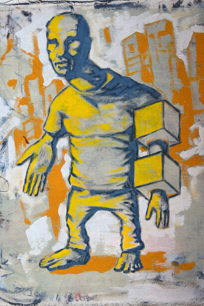 Ahmed Sabry, The turbulent land. Courtesy of Mashrabia Gallery of Contemporary Art