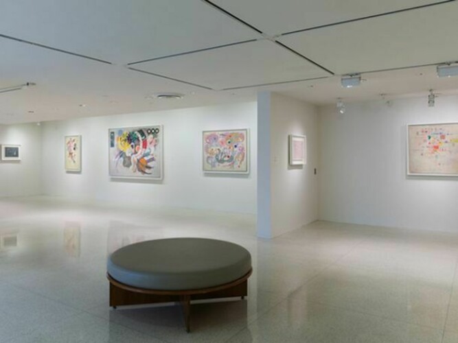 Installation Views, Kandinsky in Paris, 1934–1944, June 28, 2013–April 23, 2014, Solomon R. Guggenheim Museum. Photo: Kristopher McKay